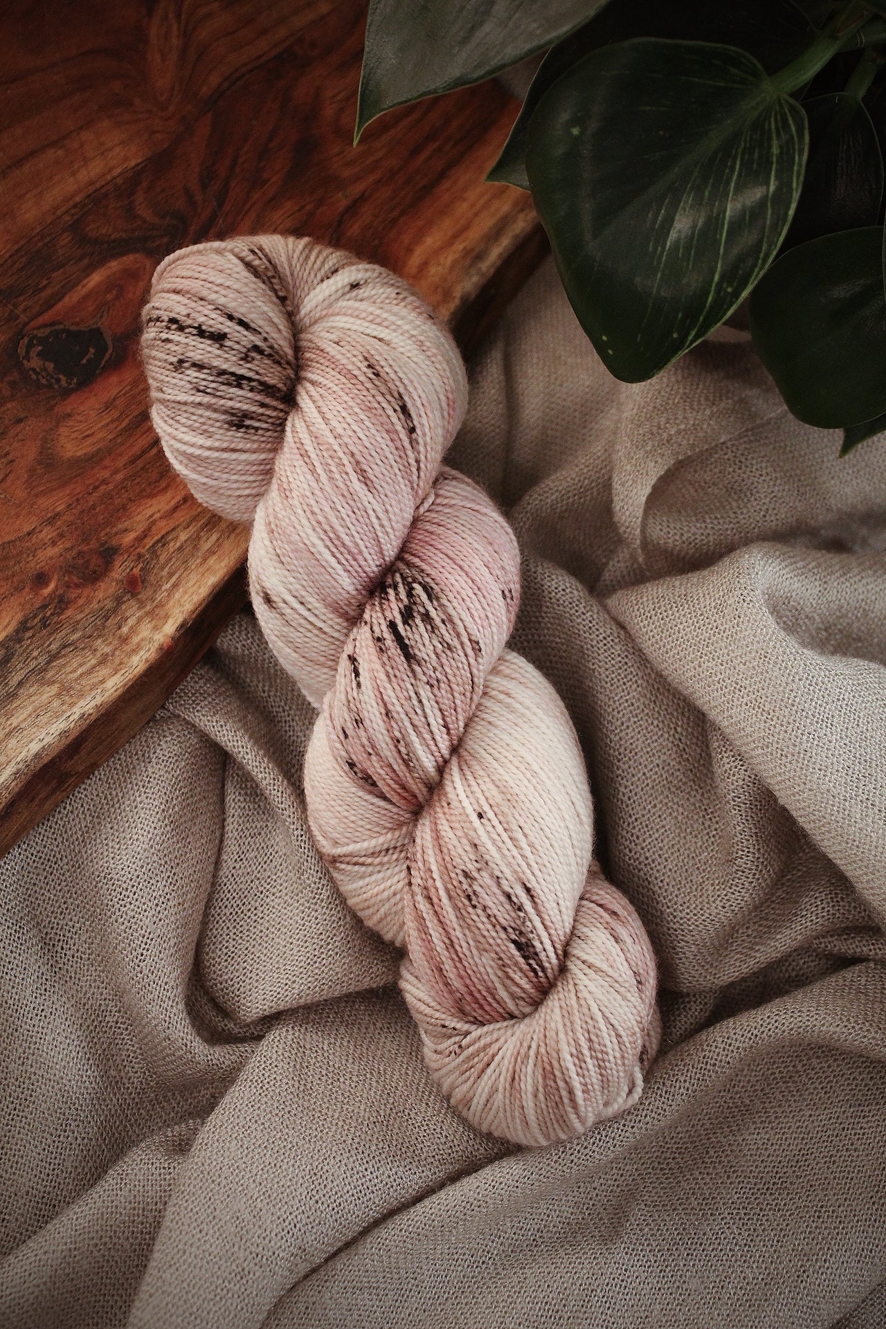 Merino sock twist - Pink wash