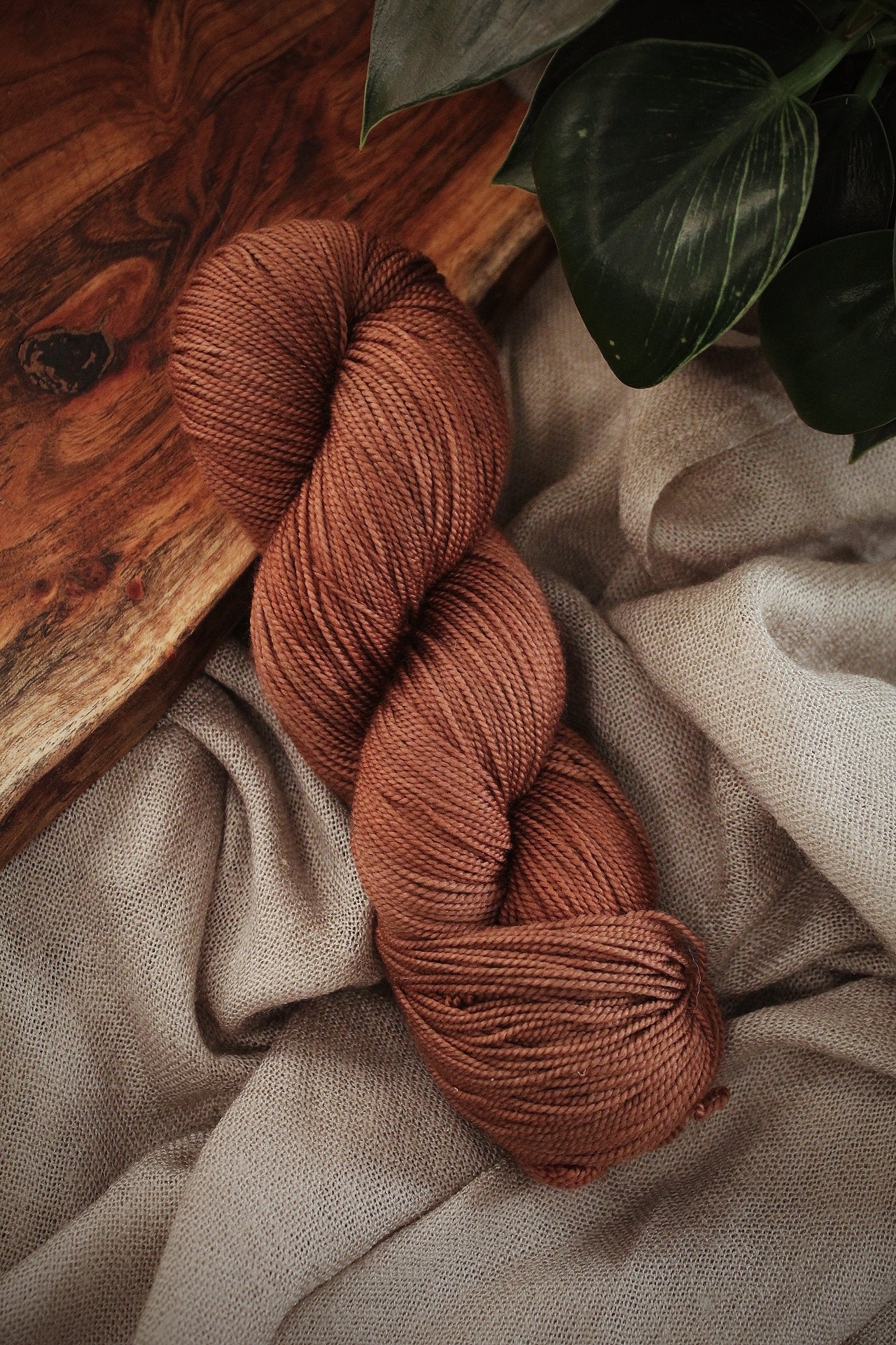 Merino sock twist - Cinnamon