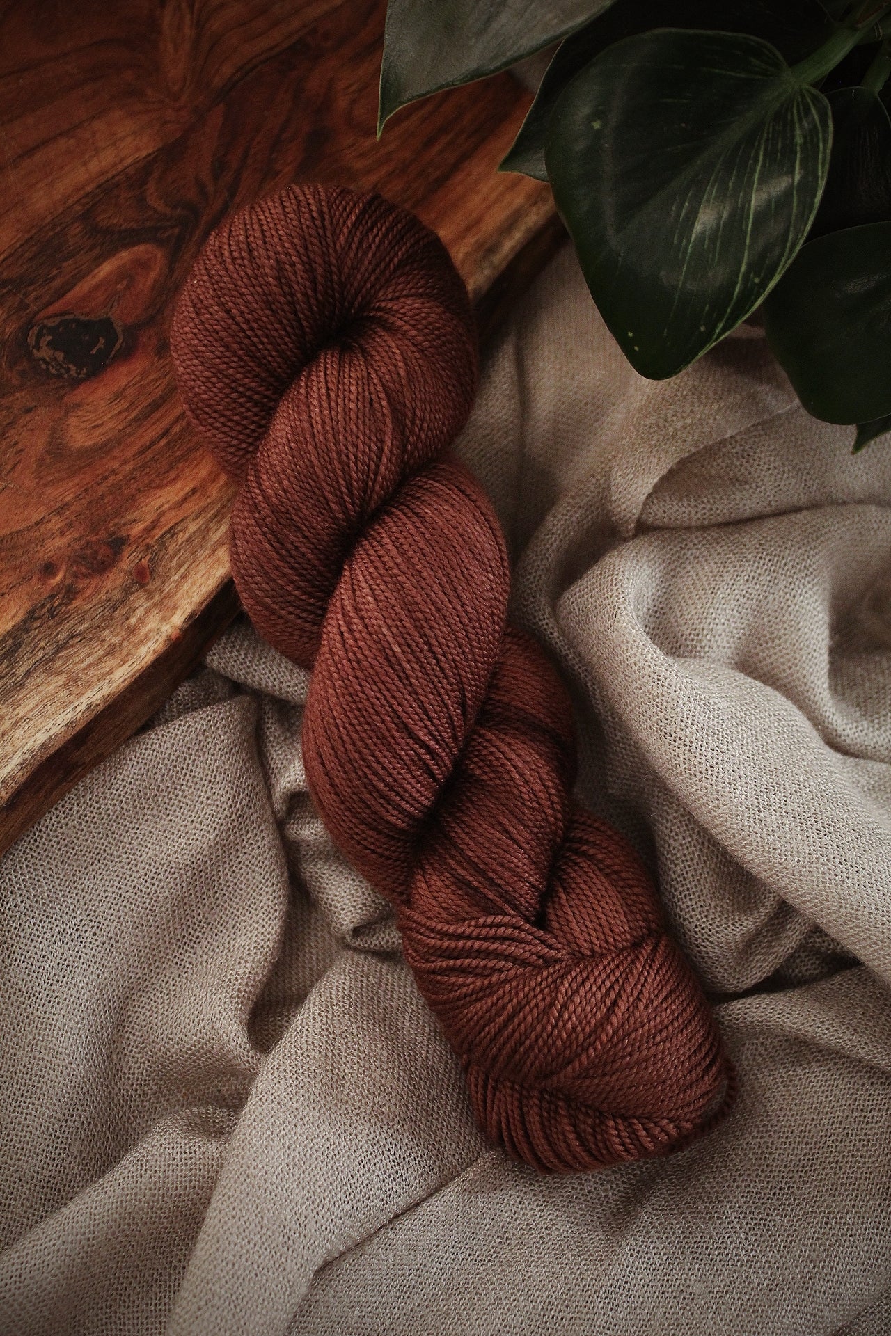 Merino sock twist - Wine