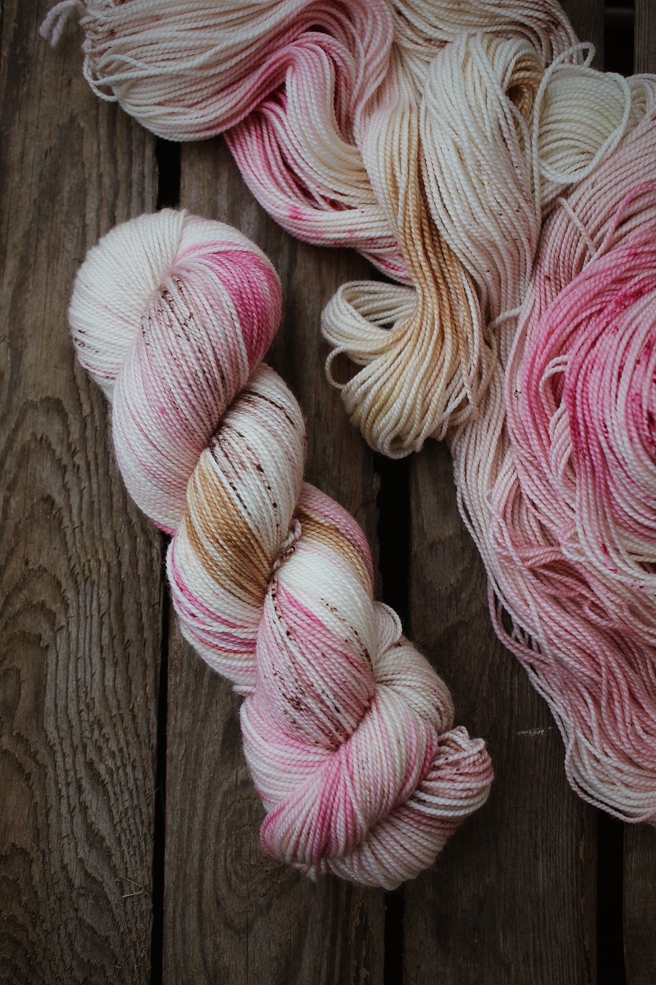 Merinosock twist - Cherry Blossom