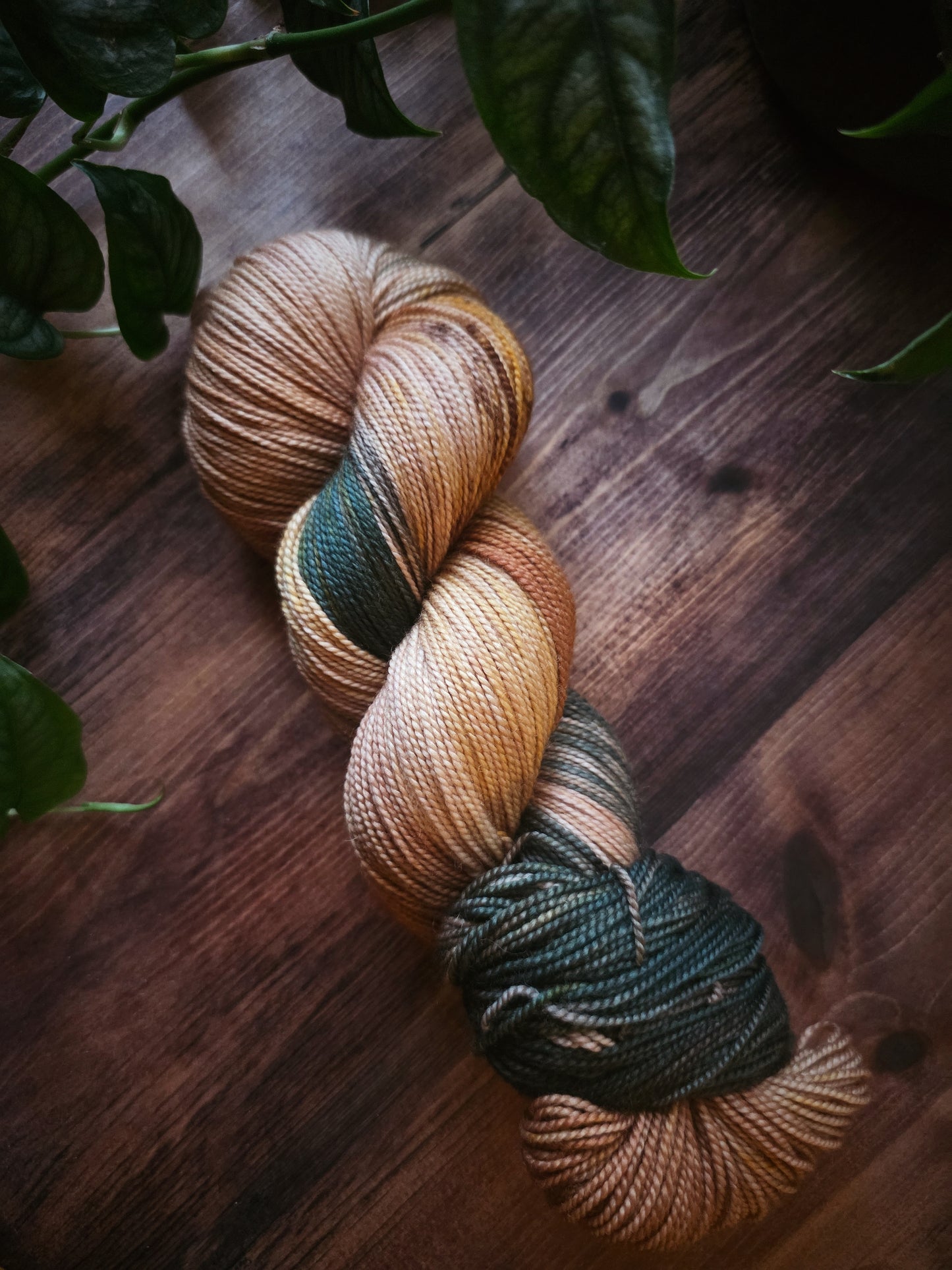 Merinosock - Saffron & cedar