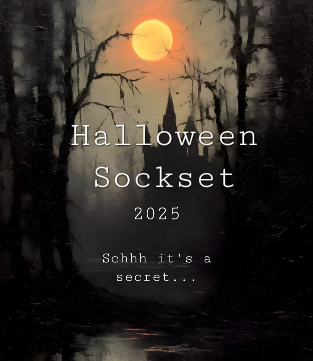 Halloween Socks - schh it's a secret...
