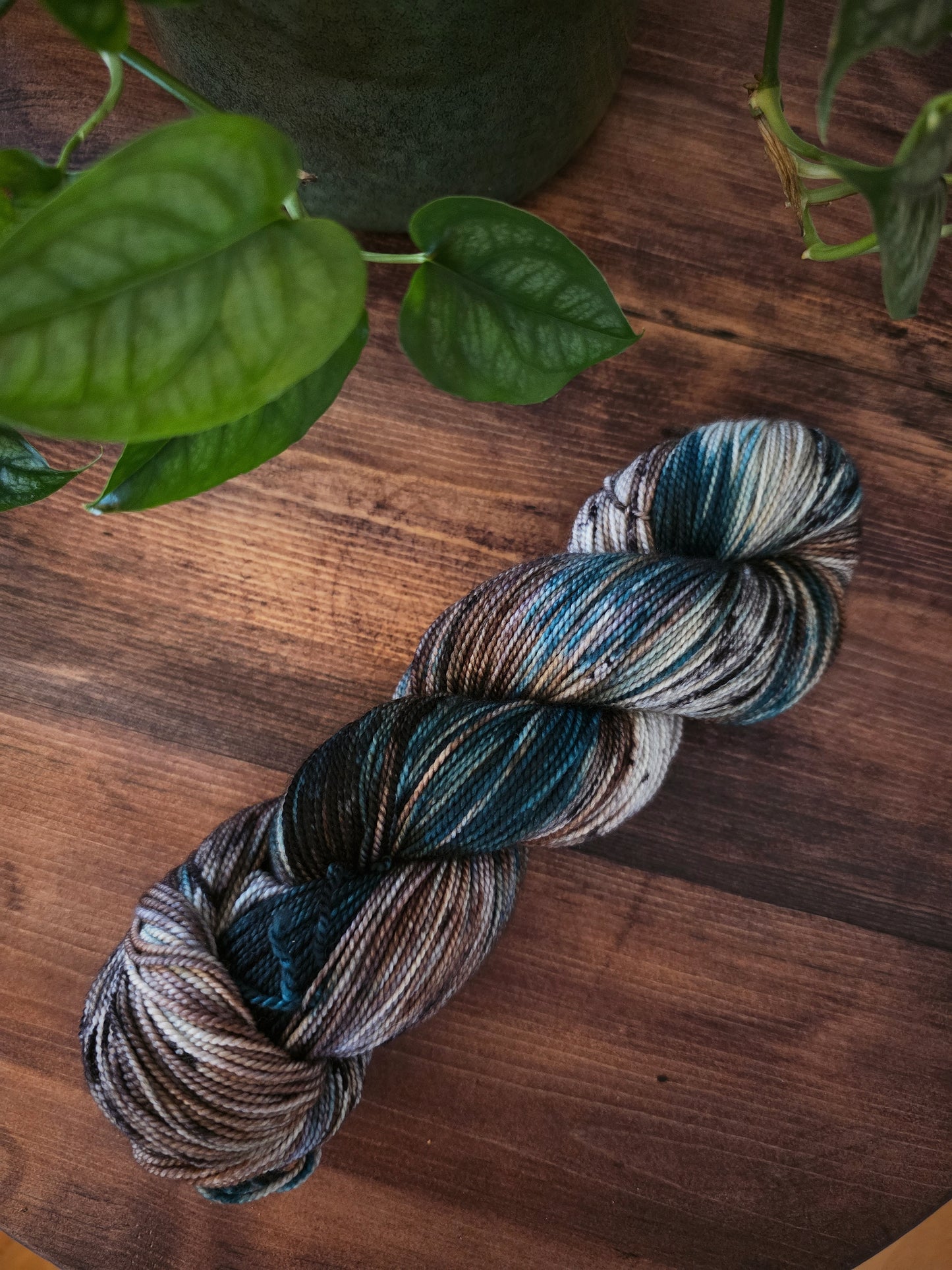 Merinosock twist - Magical teal