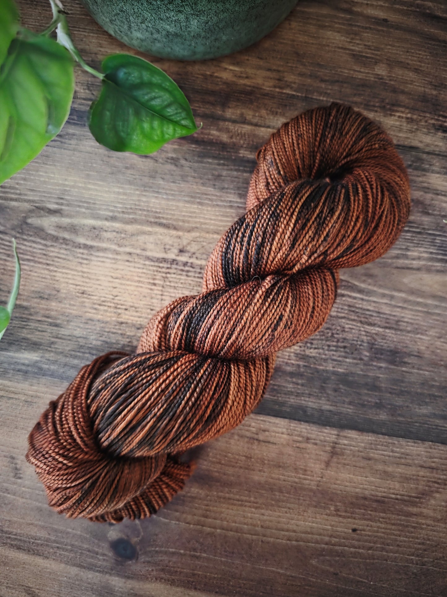 Merinosock twist - Mahogny