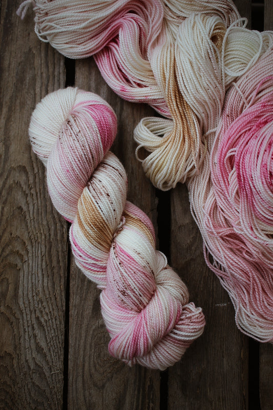 Merinosock twist - Cherry Blossom