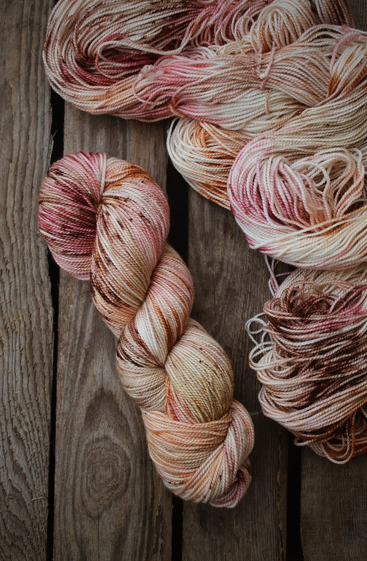 Merinosock twist - Whimsical garden